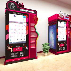 四川臻美魔方科技有限公司委托55世纪官网新零售机的外观造型